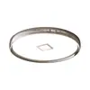 Luminária de teto minimalista Bauhaus, luz principal para sala de estar estilo italiano que protege os olhos, luminária simples ultrafina sem emendas, ferro e outros materiais