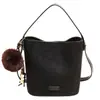 Nuevo modelo 2026, exquisito bolso cubo de moda coreana en gamuza, de un solo hombro cruzado, gran capacidad, tacto de terciopelo, otoño