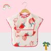 Babero de Verano Fino para Bebé para Comer, Estilo Chaleco Reverso sin Mangas, Impermeable, de Princesa, Transpirable y Lindo