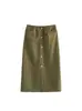 Ropa de mujer de estilo europeo y americano para comercio exterior en stock, nuevo conjunto de moda simple sin mangas, falda chaleco, para ir al trabajo 2024 otoño