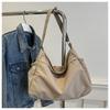 Bolso de Lona de Gran Capacidad para Mujer 2024 Otoño Nuevo Nylon Hombro Bandolera Casual Portátil Commuter Bolso Balde