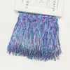 35 Cores em Estoque 17cm Franja de Lantejoulas Decoração Vestido Dança Latina Cortina Acessórios Bolsa Renda DIY