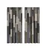 Cortinas de Estampado Digital Geométrico Más Vendidas Transfronterizas Decoración Sencilla de Bloques de Cuadrícula Cortinas Opacas SHIEN En Stock Dropshipping