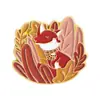 Broche Novo de Animal Abóbora da Amazon Raposa Corvo Gato Acessórios de Abóbora Insígnia Pin Atacado