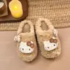 Tt pantufas fofas com laço, quentes e aconchegantes, para mulheres, estilo 2026, com sola grossa, que aumentam a altura, novas pantufas de algodão para exterior