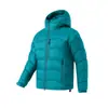 Chaqueta de plumón con capucha funcional acanalada para hombre, estilo montaña, para invierno, 13521