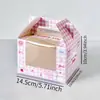 Bolsa de Regalo para el Día del Niño, Regalos Pequeños, Galletas, Galletas de Copo de Nieve, Cajas de Colores, Cajas de Dulces para Nochebuena, Cajas Portátiles