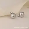 ¡Estilo Princesa Diana Chenmo! Pendientes de Perla y Circonita Suaves y Lujosos para Mujer Pendientes de Tendencia de Gama Alta de Nicho Venta al por Mayor