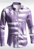 Camisa casual para hombre, cómoda y versátil, con diseño de estampado digital y manga larga, perfecta para fiestas y ropa de club.