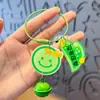 Colgante de llavero acrílico con palabras inspiradoras lindas, regalo de graduación para estudiantes, pequeño adorno para llavero de bolso y coche