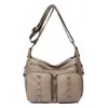 Nova Bolsa Transversal de Ombro Único para Mulheres 2026, Estilo Casual Europeu e Americano, Dropshipping Transfronteiriço, Personalizada e Confortável, Fornecimento do Taobao