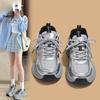 Zapatos Morados Estilo Coreano para Mujer 2025 Otoño Nuevos Zapatos de Suela Gruesa Super Bonitos Versátiles Casuales Deportivos Dropshipping
