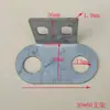Accesorios de Hierro Forjado, Conectores de Tubo Cuadrado, Uniones sin Soldadura, Accesorios para Barandillas, Conectores de Ángulo Recto de Aluminio, Articulaciones Giratorias, Conectores de Dos y Tres Vías