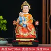 Nuevo Modelo de la Diosa del Hogar Infantil de las Tres Hermanas Diosas del Parto, Estatua de Buda de la Diosa Infantil de Resina Pintada
