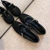 Zapatos Mary Jane de Malla Estilo Ballet para Mujer 2025 Verano Nuevos Huecos Transpirables Suela Suave Punta Redonda Hebilla Zapatos Planos