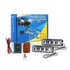 Luz de grade central LED um para quatro dois luz de flash de carro motocicleta anti-colisão grade luz de aviso estroboscópica modificada