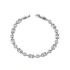 Pulseira Quadrada de Zircônia com Garras de Diamante Moda Europeia e Americana para Mulheres, Pulseira Quadrada de Diamante de Luxo Leve, Conjunto de Joias Brincos de Cobre Puro