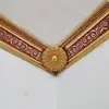 Moldura de canto em PVC, decoração de canto, moldura de canto estilo europeu, decoração de junta, decoração de canto esculpida, escultura estilo europeu.