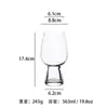 Taza Creativa para Cerveza Artesanal, Vidrio de Cristal Soplado, Taza Grande para Cerveza de Barril, Taza de Pinta, Taza de Trigo Estilizada, Personalizada