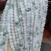 Xinjiang Tianshan Cuentas Sueltas Verdes al por Mayor Cuentas Redondas Cuentas de Jade Hielo Cuentas Estilo Antiguo Cuentas Barril Accesorios Semi-Terminados para DIY