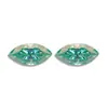 Atacado do Fabricante Pedras Soltas de Moissanita, Formato Marquesa, Cores Azul-Esverdeado Natural e Azul Marinho, 0,5-3Ct, em Estoque, Podem ser Combinadas com Gra