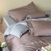 Estilo clásico elegante chino juego de cuatro piezas de ropa de cama de alta gama bordada de algodón de fibra larga de doble capa para dormitorios de estudiantes