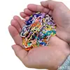 2.4 Corrente de Contas Coloridas com Pintura Assada Acessórios para Joias DIY Corrente de Contas de Ferro Cordão Etiqueta Colorida Doce Corrente de Contas Pop Guka