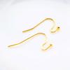 Proveedor Transfronterizo Gancho de Oreja de Acero Inoxidable Color Oro Verdadero Galvanizado Accesorios para Gancho de Oreja Accesorios para Gancho de Aro de Oreja Gancho de Oreja de Acero Inoxidable 316