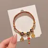 Pulseira de Alta Qualidade Estilo Zongzi 2026 Nova para o Festival do Barco-Dragão, Pulseira de Fio Colorido Estilo Xizang com Pingente de Paz, Corda de Mão Estilo Étnico
