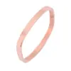 Joyería de moda europea y americana pulsera cuadrada de acero inoxidable para hombre y mujer fábrica suministro primario estilo transfronterizo al por mayor en stock
