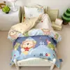 Juego de ropa de cama para guardería infantil Clase A, juego de tres piezas para la siesta de los niños, juego de ropa de cama de seis piezas, juego de siete piezas para bebés