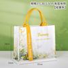 Bolsa de Lona Bolsa de Mão Personalizada Bolsa Tote Bolsa de Algodão com Logotipo Estampado para Publicidade Personalizada Bolsa de Lona Branca Lisa