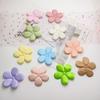 Flores de Tela, Flores Verdes en Relieve, Accesorios para Ropa y Tocados, Ropa DIY, Zapatos, Bolsos, Accesorios, Flores Decorativas de Tela