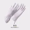 Guantes de sol Iic para mujer, anti-ultravioleta, finos, antideslizantes, transpirables, con dos dedos expuestos, para ciclismo, conducción de coche eléctrico, guantes de seda de hielo