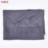 Versión Coreana Popular Ligero Transpirable Color Sólido Bufanda Larga Versátil Verano Habitación con Aire Acondicionado Chal Doble Uso en Stock