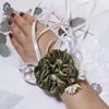 Productos de Boda Amados Flor de Muñeca para Boda Boda Novia Dama de Honor Hermanas Flor de Mano Flor de Muñeca Estilo Coreano Flor de Mano de Tela