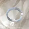 Pulsera de Doble Capa de Nuevo Estilo Chino de Venta Caliente, Pulsera Pequeña Fresca Literaria y Simple para Mejores Amigos Pareja, Pulsera para Hombres y Mujeres al por Mayor