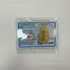 Pegatinas para Teléfono Chapadas en Oro para Riqueza y Buena Suerte, Regalos Promocionales para Clientes