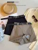 Pantalones Culotte Anchos de Corte en A para Mujer 2026 Primavera y Verano Nuevo Estilo Cintura Alta Holgados Rectos Moda Versátil Adelgazantes Shorts Casuales