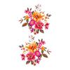 Nova cor flor tatuagem peônia rosa água transferência tatuagem adesivos cross-border terno fabricantes atacado