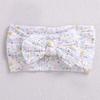 Acessórios de cabelo transfronteiriços nova faixa de cabelo infantil europeu e americano bebê de abas largas jacquard laço de nylon headband baby print