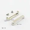 Bolso Hebilla Puente de Arco Oro Claro Plata Negro Pistola Accesorios de Metal para Bolsos Tornillo Puente de Arco Puente de Arco