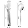 Juego de Cuchara para Servir y Pinza para Barbacoa de Acero Inoxidable 304, Pinza para Barbacoa de Cuchara Compartida, Pinza para Pan y Alimentos, Suministros de Hotel
