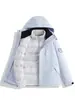Chaqueta Luotuo 2025 Nueva Moderna Forro de plumón Exterior Casual Tres en Uno Súper Elegante Cálido Abrigo de Pareja