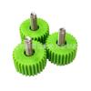 Fábrica 18mm-m6 ancla de plástico de protección ambiental roja pie de plástico mueble pie ajustable chasis almohadilla ajustable