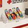 Suporte de Display para Loteria Raspadinha, Caixa de Display para Loteria, Caixa de Armazenamento para Coleção de Suprimentos da Loteria Beneficente, Caixa de Mesa para Bilhetes Instantâneos da Loteria