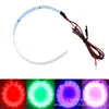Luz de LED para motocicleta com olho de demônio de 360 graus, lente modificada para carro olho de demônio 2,5 polegadas 3 polegadas
