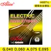 Juego de Cuerdas para Bajo Eléctrico Alice A607 de 4 Piezas Juego Completo Bajo 5 Cuerdas 6 Cuerdas Cuerdas Sueltas para Bajo Eléctrico