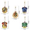 Llavero de Pintura de Diamantes 5D Transfronterizo Dibujos Animados Infantiles Doraemon Cisne Pintura de Diamantes Colgante Decorativo DIY Punto de Diamante Llave