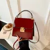 Bolso Bandolera Sencillo y Elegante 2026 Verano Nuevo de Moda Bolso de Mano para la Oficina y el Trayecto Bolso Cuadrado Pequeño Estilo Coreano Color Sólido Bolso de Hombro